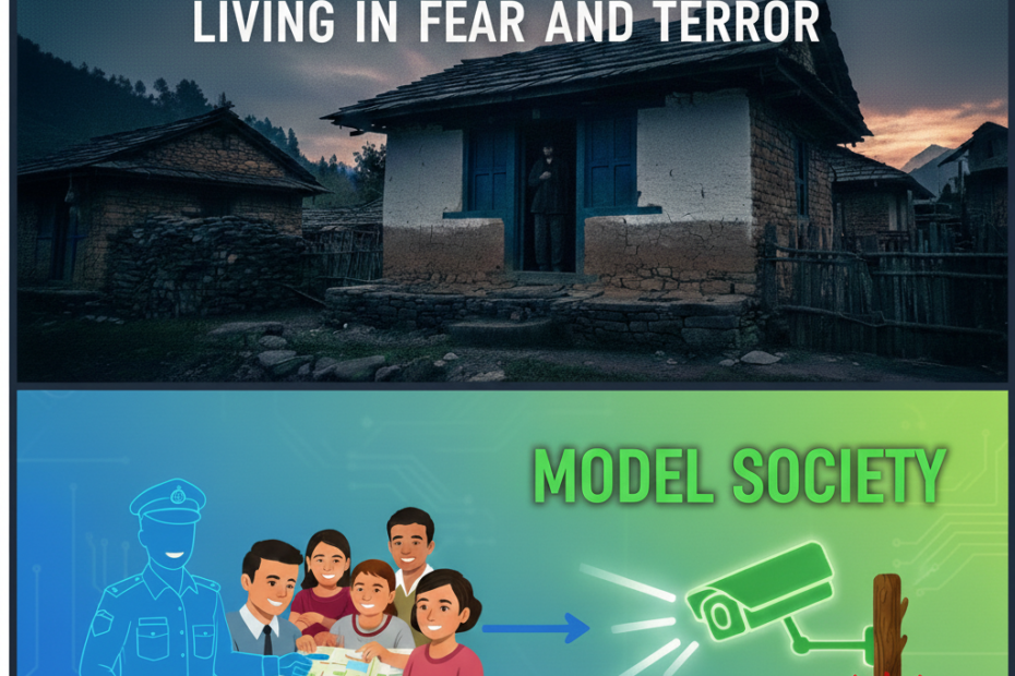 Village living in fear